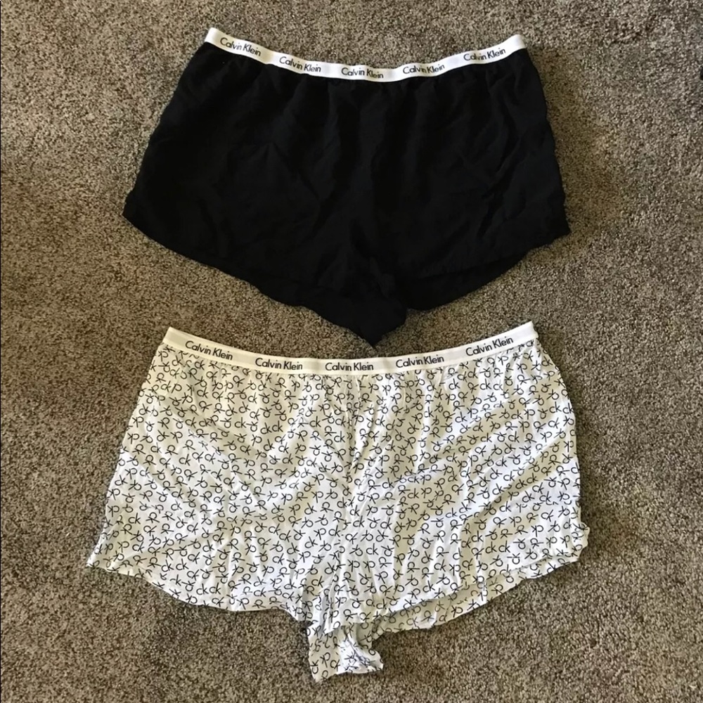 CK sleep shorts